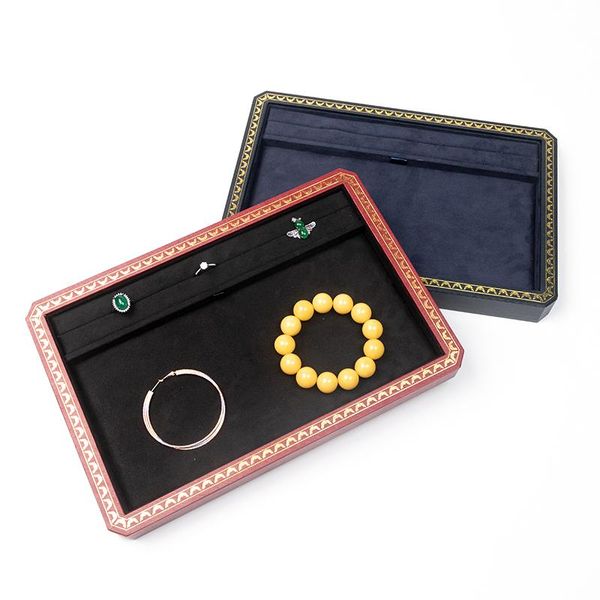 tamingren jewelry display props black velvet jewelry flat showing tray jewellry holder storage boxes case, Pink;blue
tamingren jewelry display props black velvet jewelry flat showing tray jewellry holder storage boxes case, Pink;blue