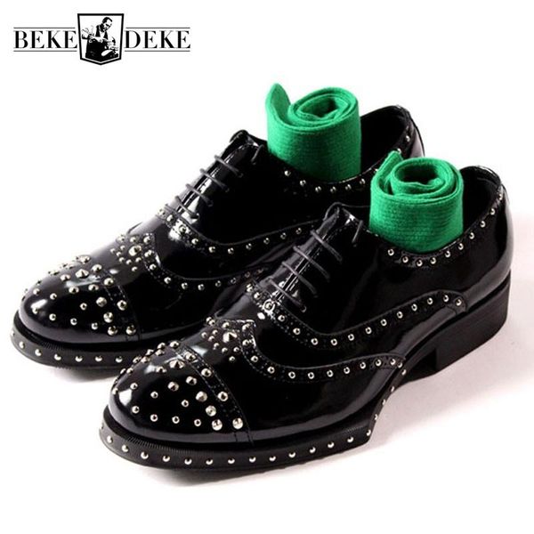 oxford shoes for men carved handmade rivet real leather shoes personality lace up quality brogue men plus size black
oxford shoes for men carved handmade rivet real leather shoes personality lace up quality brogue men plus size black