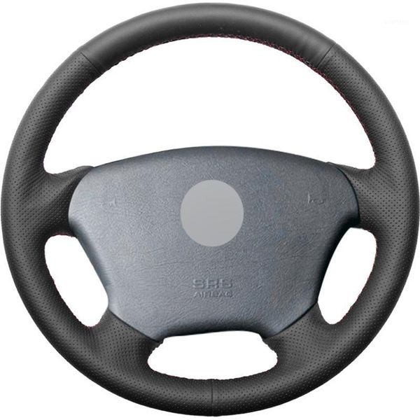 black pu faux leather hand-stitched car steering wheel cover for w163 m-class ml230 270 320 350 430 500 1997-20051
black pu faux leather hand-stitched car steering wheel cover for w163 m-class ml230 270 320 350 430 500 1997-20051