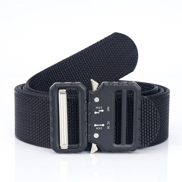 waist support fashion nylon men belt for trousers pants metal buckle outdoor working training wear-resistant tactical, Black;gray
waist support fashion nylon men belt for trousers pants metal buckle outdoor working training wear-resistant tactical, Black;gray