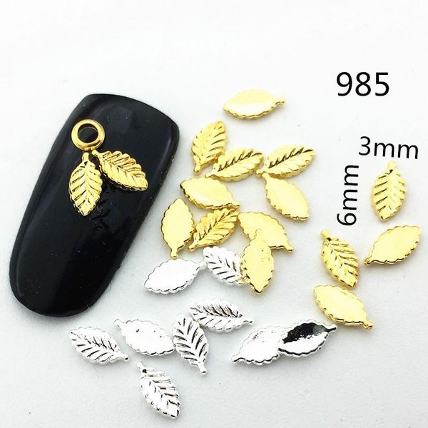 nail art decorations 100pcs/lot japan 3d alloy charm decroration metal kawaii leaf gold silver plated diy nails tools for manicure, Silver;gold
nail art decorations 100pcs/lot japan 3d alloy charm decroration metal kawaii leaf gold silver plated diy nails tools for manicure, Silver;gold