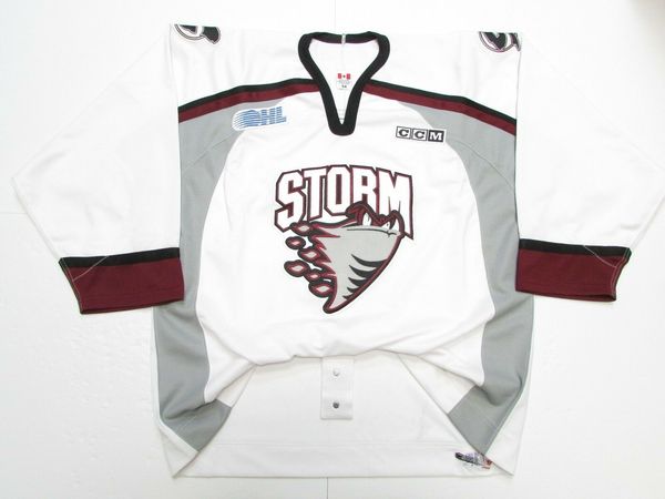 custom men youth women vintage guelph storm ohl white pro ccm jersey hockey jersey size s-5xl, Black
custom men youth women vintage guelph storm ohl white pro ccm jersey hockey jersey size s-5xl, Black