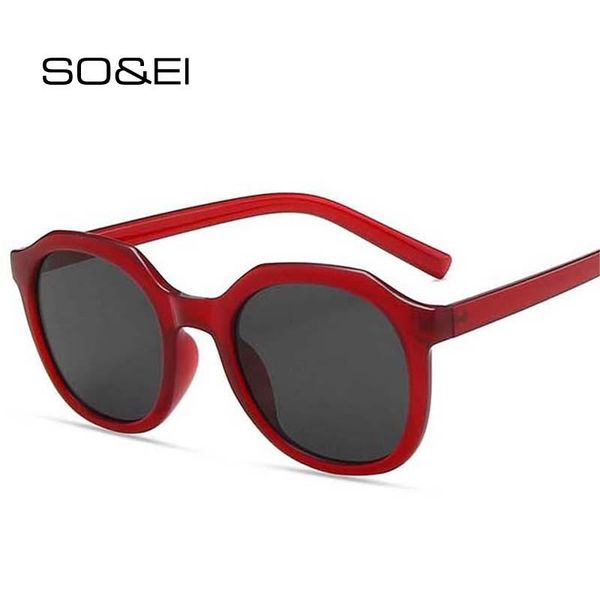 sunglasses so&ei retro round women fashion jelly color eyewear ladies irregular trending sun glasses shades uv400, White;black
sunglasses so&ei retro round women fashion jelly color eyewear ladies irregular trending sun glasses shades uv400, White;black