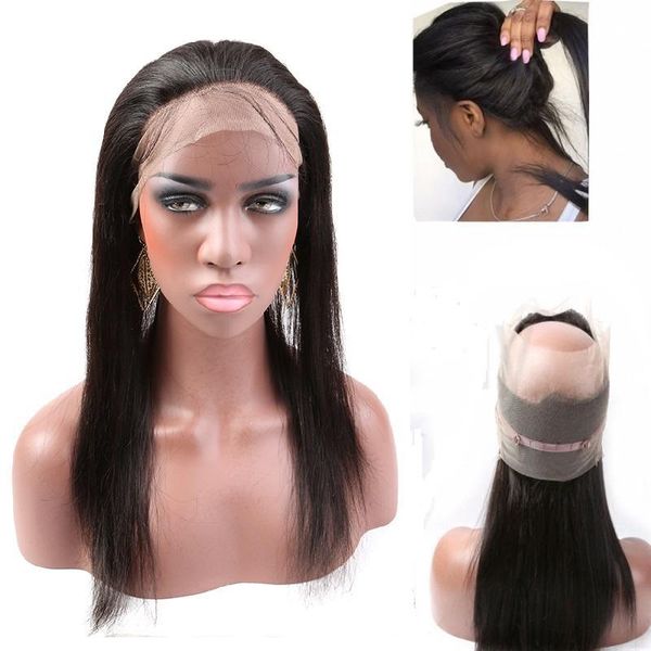 greatremy 360 lace band frontal hairpieces 22*4*2inch brazilian 100% unprocessed virgin hair straight lace frontal closure with baby hair, Black
greatremy 360 lace band frontal hairpieces 22*4*2inch brazilian 100% unprocessed virgin hair straight lace frontal closure with baby hair, Black