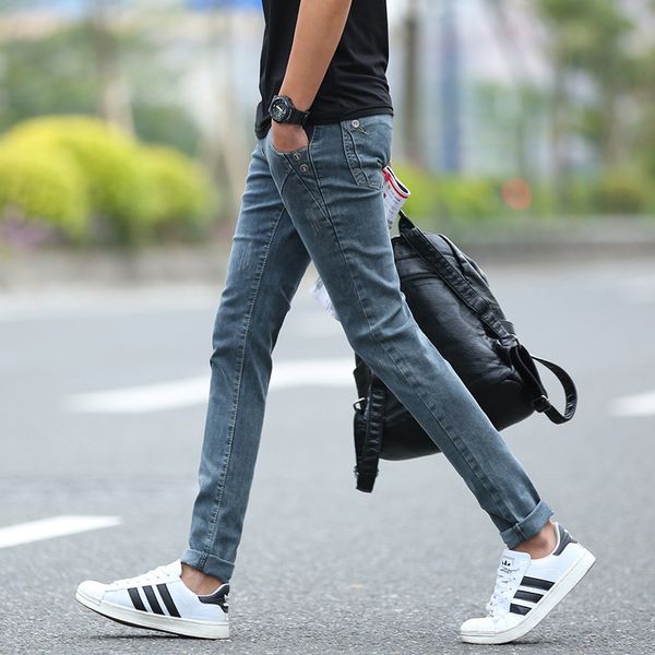 2021 new spring arrival pants men's fancy business slim elastic pencil jeans classic ruty, Blue
2021 new spring arrival pants men's fancy business slim elastic pencil jeans classic ruty, Blue