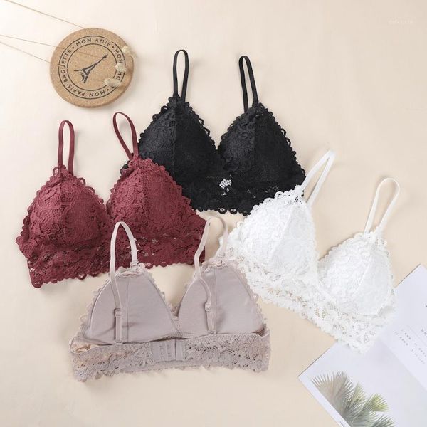 lace bralette comfortably gathered beauty back without rims girl underwear comfortable skin-friendly seamless bra1, Black;white
lace bralette comfortably gathered beauty back without rims girl underwear comfortable skin-friendly seamless bra1, Black;white