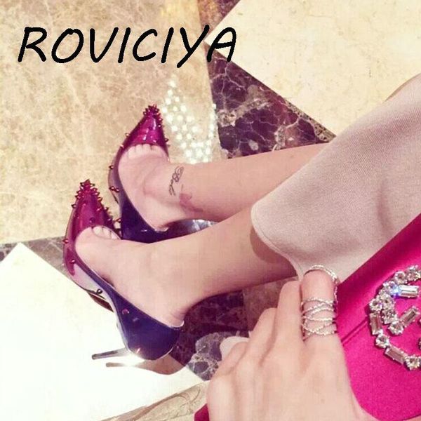 gradient pumps women shoes rivets woman shoes female ladies high heel spring autumn 8-12 cm 33-45 md015 roviciya, Black
gradient pumps women shoes rivets woman shoes female ladies high heel spring autumn 8-12 cm 33-45 md015 roviciya, Black