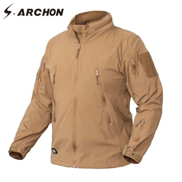 s.archon clothing new autumn jacket coat men military clothing tactical us army breathable nylon light outwear windbreaker 201127, Black;brown
s.archon clothing new autumn jacket coat men military clothing tactical us army breathable nylon light outwear windbreaker 201127, Black;brown