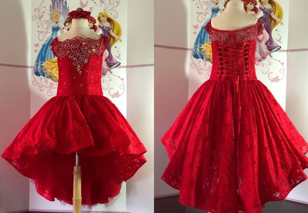 cute red high low girls pageant party dresses princess lace bodice beaded crystal square neck pageant prom formal first communion dress, White;red
cute red high low girls pageant party dresses princess lace bodice beaded crystal square neck pageant prom formal first communion dress, White;red