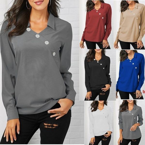 frauen blusen 2021 elegante reine long sleeve bluse hemd drehen unten kragen bluse shirts blusas camisa1, White
frauen blusen 2021 elegante reine long sleeve bluse hemd drehen unten kragen bluse shirts blusas camisa1, White