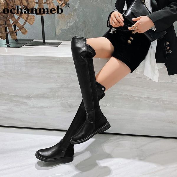 ochanmeb autumn winter soft pu leather suede over the knee high boots women zipper round toe flat long boots black shoe 46 botas
ochanmeb autumn winter soft pu leather suede over the knee high boots women zipper round toe flat long boots black shoe 46 botas