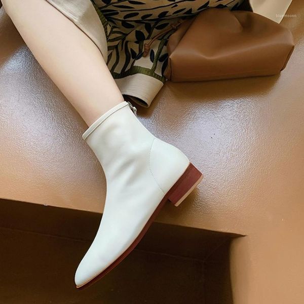 2020 new women autumn boots beige leather flats short botines back zip knight botas femmes black chic lady work footwear booties1
2020 new women autumn boots beige leather flats short botines back zip knight botas femmes black chic lady work footwear booties1