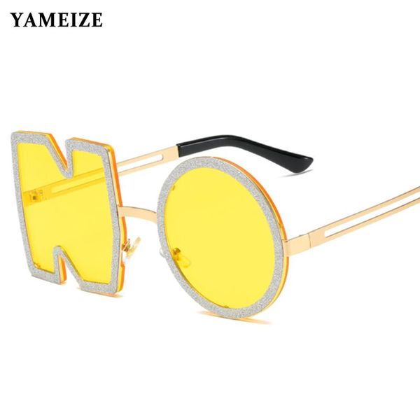 yameize trend 2021 fashion steampunk sunglasses women men letters no personality vintage rimless sun glasses unique eyewear gafa, White;black
yameize trend 2021 fashion steampunk sunglasses women men letters no personality vintage rimless sun glasses unique eyewear gafa, White;black