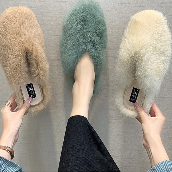 women winter warm slippers ladies fluffy fashion footwear non-slip female comfort shoes plush woman flats causal outdoors 2021, Black
women winter warm slippers ladies fluffy fashion footwear non-slip female comfort shoes plush woman flats causal outdoors 2021, Black