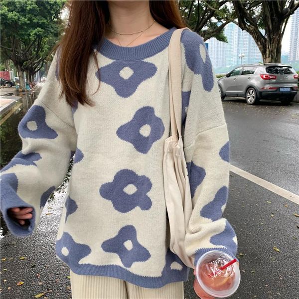 women fashion sweaters winter women flower sweaters pull femme hiver winter clothes, White;black
women fashion sweaters winter women flower sweaters pull femme hiver winter clothes, White;black
