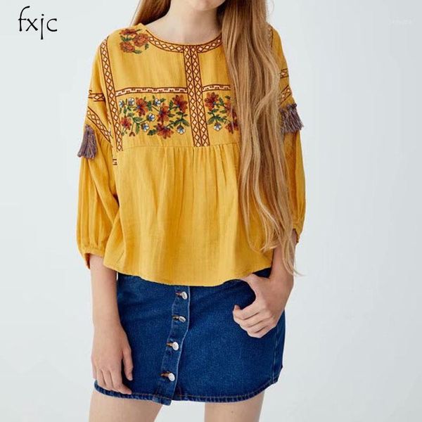 embroidered fashionable girl loose tassel lantern sleeve round collar long sleeve casual 2020 women's t-shirt p971, White
embroidered fashionable girl loose tassel lantern sleeve round collar long sleeve casual 2020 women's t-shirt p971, White