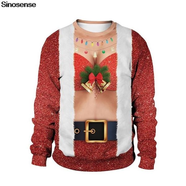 men women ugly christmas sweater 3d funny xmas sweaters 2020 holiday vocation party sweatshirt pullover christmas jumper, White;black
men women ugly christmas sweater 3d funny xmas sweaters 2020 holiday vocation party sweatshirt pullover christmas jumper, White;black