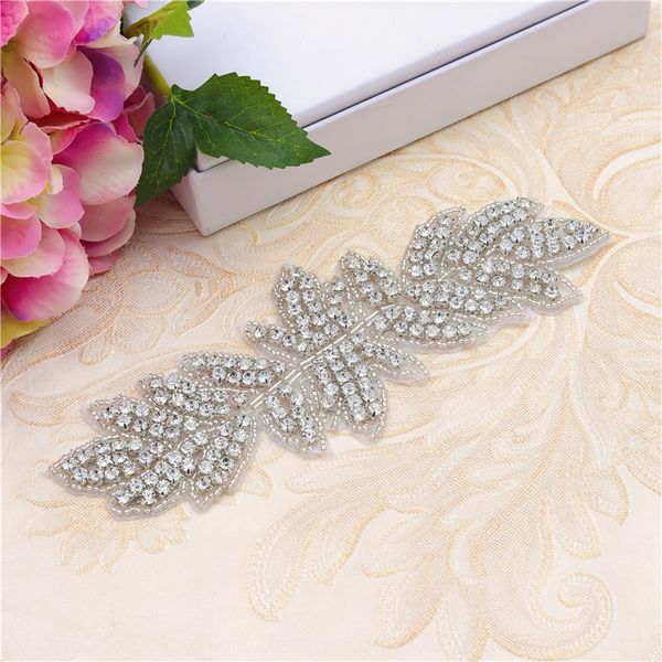 cajng wedding dress rhinestone decal bridal waist cover back glue wedding accessories patch bride belt accessories, Slivery;black
cajng wedding dress rhinestone decal bridal waist cover back glue wedding accessories patch bride belt accessories, Slivery;black