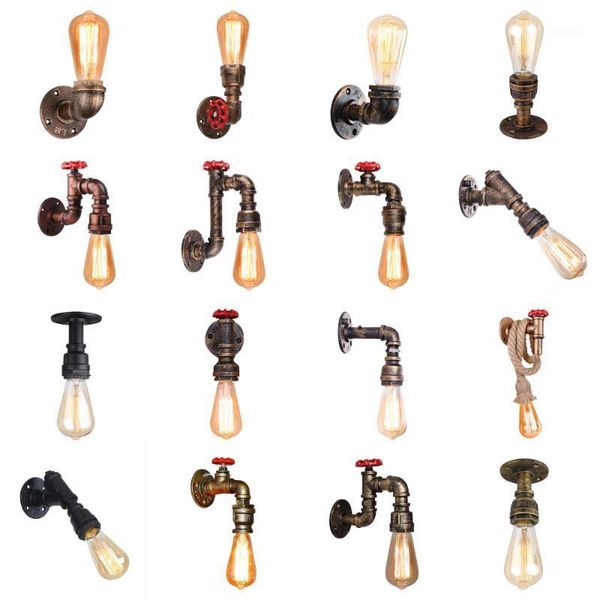 wall lamp vintage industrial retro light creative water pipe sconce iron metal lamps for restaurant cafe bar kitchen1
wall lamp vintage industrial retro light creative water pipe sconce iron metal lamps for restaurant cafe bar kitchen1
