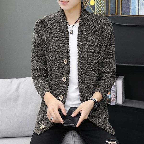 new autumn/winter trench coat in the long style male korean students slim men chenille stand collar knitted coat1, White;black
new autumn/winter trench coat in the long style male korean students slim men chenille stand collar knitted coat1, White;black