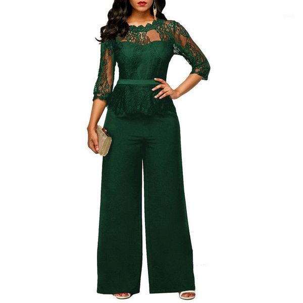 women's jumpsuits & rompers spring autumn women's fashion 7 minutes of sleeve lace spell receives the waist wide-legged jumpsuits1, Black;white
women's jumpsuits & rompers spring autumn women's fashion 7 minutes of sleeve lace spell receives the waist wide-legged jumpsuits1, Black;white