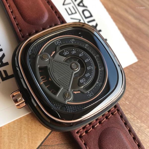 wristwatches men watches automatic movement 47*47mm watch male clock party y-shaped wing design m2b-111, Slivery;brown
wristwatches men watches automatic movement 47*47mm watch male clock party y-shaped wing design m2b-111, Slivery;brown