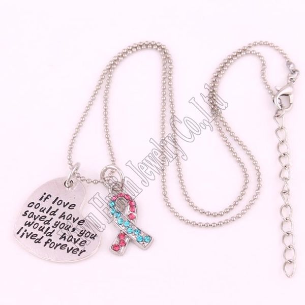 pendant necklaces styles crystals ribbon and if love could have saved you,you would lived forever heart pet memorial necklace, Silver
pendant necklaces styles crystals ribbon and if love could have saved you,you would lived forever heart pet memorial necklace, Silver