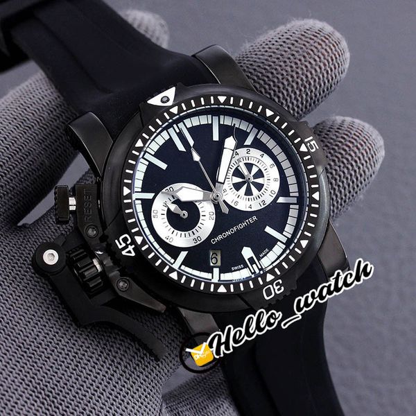 new chronofighter left hand black dial quartz chronograph mens watch pvd black steel case rubber satch sport watches hwgm hello_watch, Slivery;brown
new chronofighter left hand black dial quartz chronograph mens watch pvd black steel case rubber satch sport watches hwgm hello_watch, Slivery;brown