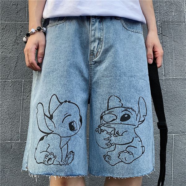2021 for women summer female cartoon monster print vintage loose high waist man denim shorts 6pxw, Blue
2021 for women summer female cartoon monster print vintage loose high waist man denim shorts 6pxw, Blue