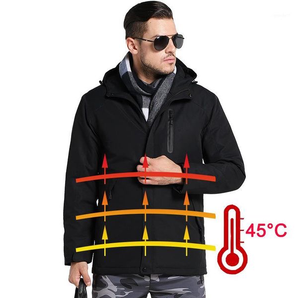 men's down & parkas cocwish 5v usb men heating jackets 3 pads adjustable temperature outdoor waterproof windbreaker cotton jackets1, Black
men's down & parkas cocwish 5v usb men heating jackets 3 pads adjustable temperature outdoor waterproof windbreaker cotton jackets1, Black