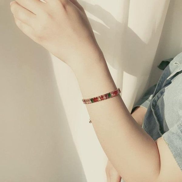 colorful crystal bracelet women's niche design bohemian hand jewelry net red high level jewelry, Golden;silver 
colorful crystal bracelet women's niche design bohemian hand jewelry net red high level jewelry, Golden;silver