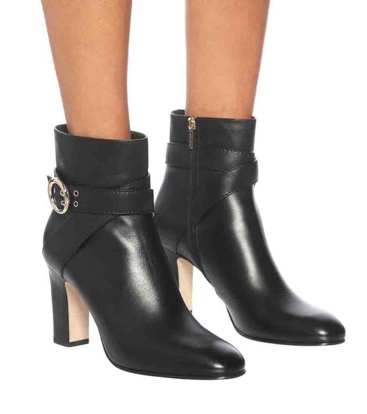 name brand woman short booties black leather boots blanka leather ankle boots,winter fashion thick heels round toe zipped side dress women
name brand woman short booties black leather boots blanka leather ankle boots,winter fashion thick heels round toe zipped side dress women