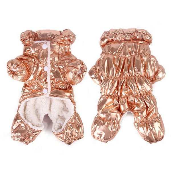 bright shinning gold dog winter clothes thick fleece dog coat warm pet jumpsuit for small dogs chihuahua parka yorkies costume
bright shinning gold dog winter clothes thick fleece dog coat warm pet jumpsuit for small dogs chihuahua parka yorkies costume