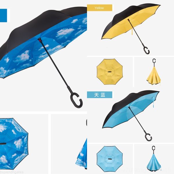 nwniz closing reverse double creative umbrella layer inverted out and inside umbrella upside down rain protection ultravioletproof umbrella
nwniz closing reverse double creative umbrella layer inverted out and inside umbrella upside down rain protection ultravioletproof umbrella