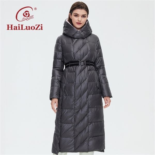 hailuozi women's winter jacket fashion long knee length thick women coat unique design splicing diagonal belt cotten parkas 6037 211216, Black
hailuozi women's winter jacket fashion long knee length thick women coat unique design splicing diagonal belt cotten parkas 6037 211216, Black