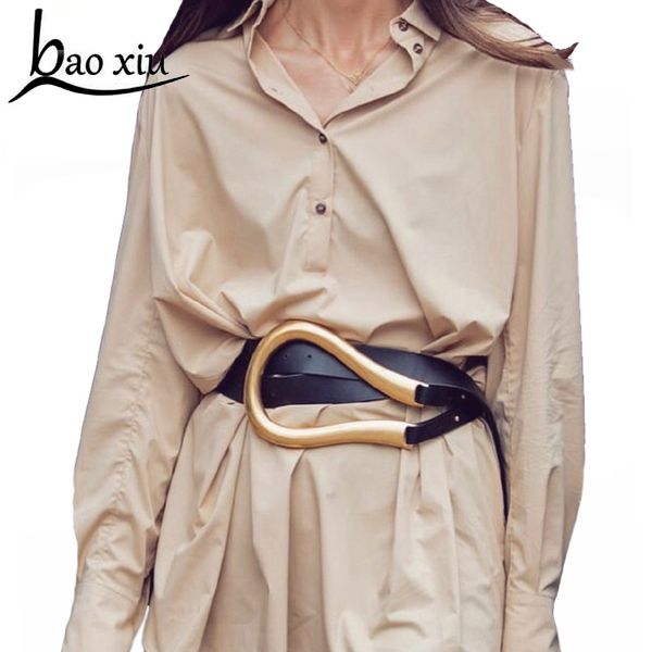 new ladies belt fashion leather metal u-shaped pin buckle belt gold dress decorative belt straps for women accessories y200501, Black;brown
new ladies belt fashion leather metal u-shaped pin buckle belt gold dress decorative belt straps for women accessories y200501, Black;brown