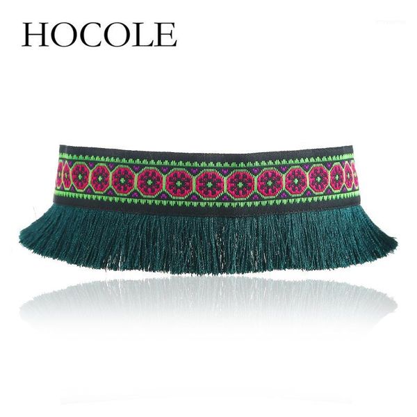 hocole 2020 red black blue tassel choker necklace for women ethnic cloth statement necklace collar handmade jewelry boho collier1, Golden;silver
hocole 2020 red black blue tassel choker necklace for women ethnic cloth statement necklace collar handmade jewelry boho collier1, Golden;silver
