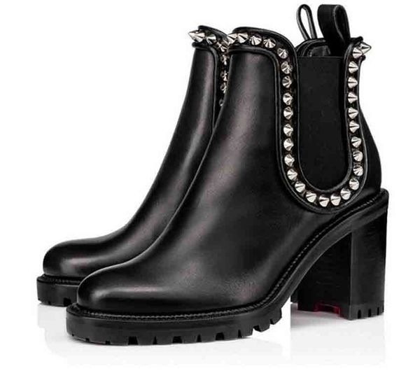 luxury women red bottom shoes marchacroche ankle boots brands designer black genuine leather reds sole high heeled winter fashion booty part
luxury women red bottom shoes marchacroche ankle boots brands designer black genuine leather reds sole high heeled winter fashion booty part
