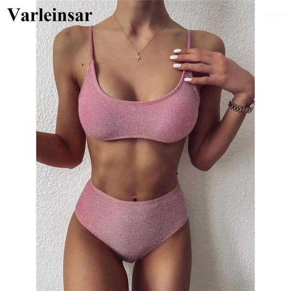 female swimsuit high waist bikini 2020 women swimwear two-pieces bikini set glitter sparkling bather bathing suit swim v22961, White;black
female swimsuit high waist bikini 2020 women swimwear two-pieces bikini set glitter sparkling bather bathing suit swim v22961, White;black