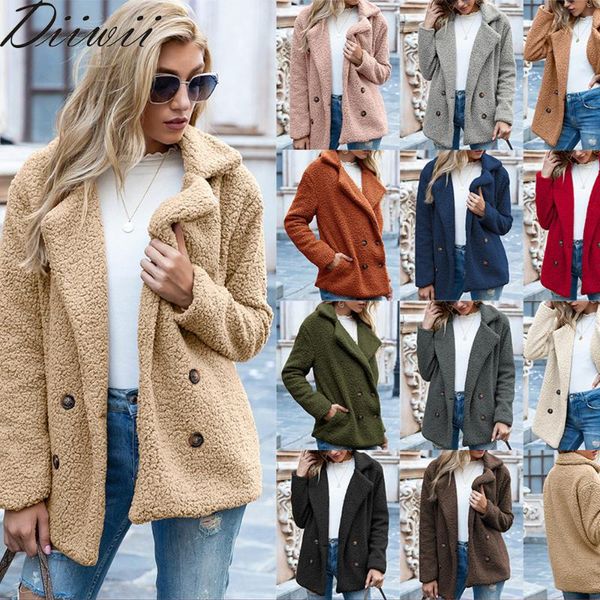 diiwii coat women faux fur female oversized teddy jacket ladies outerwear overcoat thick warm plush 2021 autumn winter, Black
diiwii coat women faux fur female oversized teddy jacket ladies outerwear overcoat thick warm plush 2021 autumn winter, Black