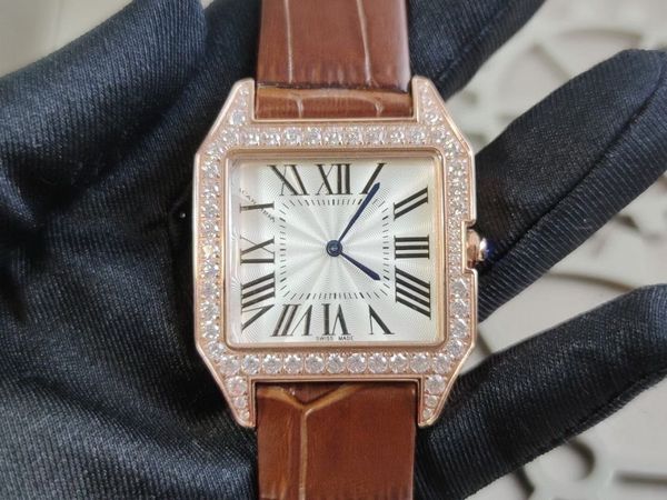 battery with wristwatch luxury square japan quartz steel model and women leather movement stainless men qdxim, Slivery;brown
battery with wristwatch luxury square japan quartz steel model and women leather movement stainless men qdxim, Slivery;brown