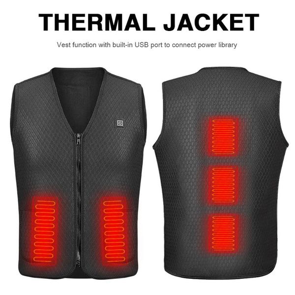 outdoor t-shirts 5 areas winter heating vest usb electric camping fishing cold-proof waistcoat climbing heated, Gray;blue
outdoor t-shirts 5 areas winter heating vest usb electric camping fishing cold-proof waistcoat climbing heated, Gray;blue