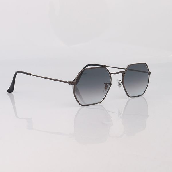 metal frame hexagon sunglass women, White;black
metal frame hexagon sunglass women, White;black