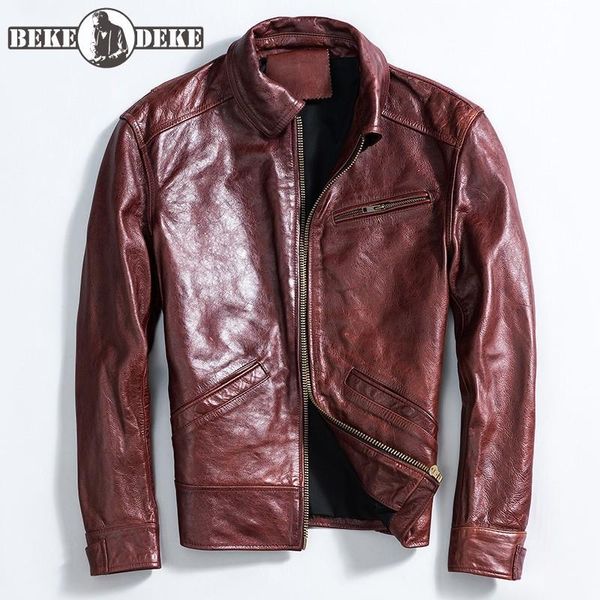 men's leather & faux fashion mens motorcycle biker natural cow jacket slim fit business casual genuine punk outwear coat 4xl, Black
men's leather & faux fashion mens motorcycle biker natural cow jacket slim fit business casual genuine punk outwear coat 4xl, Black