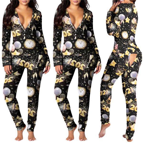 2021 new floral jumpsuits womens slim butt button flap house wear clothing autumn women v neck long sleeve sleepwear rompers, Black;white
2021 new floral jumpsuits womens slim butt button flap house wear clothing autumn women v neck long sleeve sleepwear rompers, Black;white