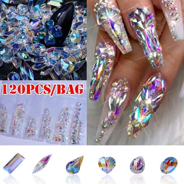 nail art decorations 1 pack ab flatback glass rhinestones diamond teardrop horse eye crystals stones shiny gems manicure nails, Silver;gold
nail art decorations 1 pack ab flatback glass rhinestones diamond teardrop horse eye crystals stones shiny gems manicure nails, Silver;gold