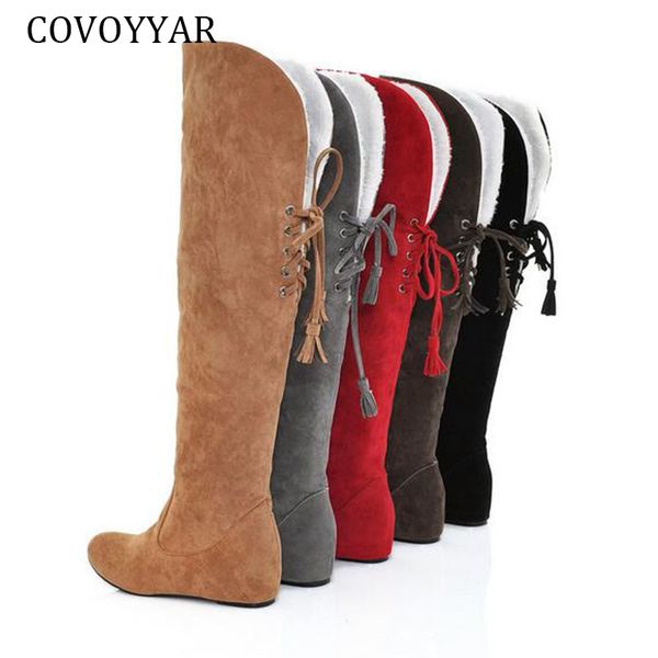 boots covoyyar 2021 flock knee high women hidden heel winter snow plush booties shoes woman big sizes wbs2117, Black
boots covoyyar 2021 flock knee high women hidden heel winter snow plush booties shoes woman big sizes wbs2117, Black