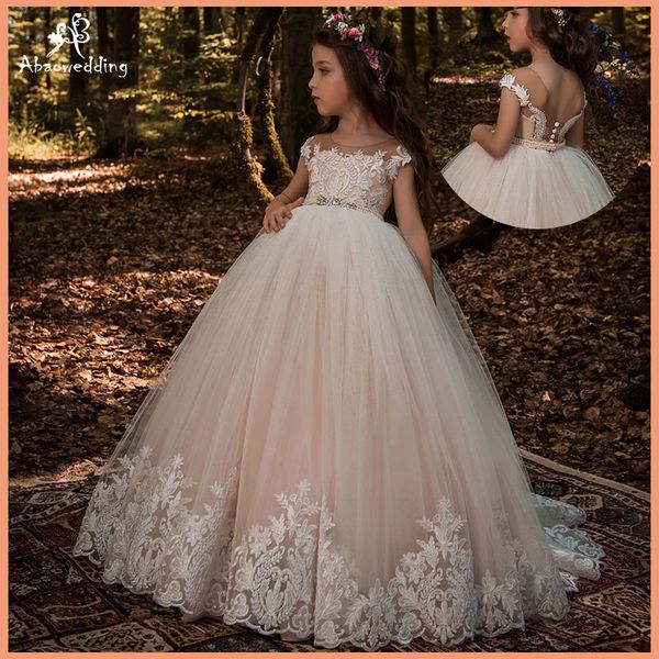 beautiful lace floral appliques cap sleeves flower girl dress v back style champagne kids tulle pageant ball gown for prom party t200709, Red;yellow
beautiful lace floral appliques cap sleeves flower girl dress v back style champagne kids tulle pageant ball gown for prom party t200709, Red;yellow