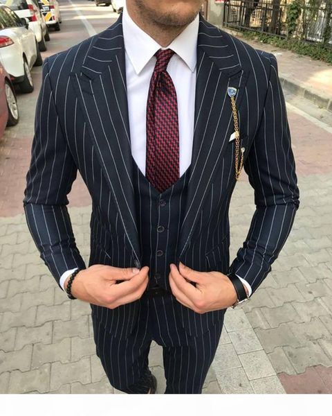 mens suits striped slim fit 3 piece business groom jacket tuxedos blazer navy suits for wedding prom evening(blazer+vest+pants, White;black
mens suits striped slim fit 3 piece business groom jacket tuxedos blazer navy suits for wedding prom evening(blazer+vest+pants, White;black
