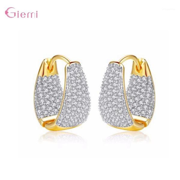 women's 925 sterling silver cubic zircon hoop earrings piercing rhinestone engagement earrings unique jewelry gift1, Golden;silver
women's 925 sterling silver cubic zircon hoop earrings piercing rhinestone engagement earrings unique jewelry gift1, Golden;silver